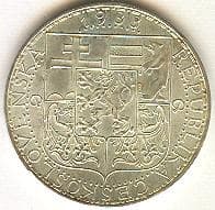 Mince na stříbro 20Kč ČSR