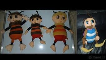 Včelí medvídek zpívající Brumda 29cm 3x + Kvapník