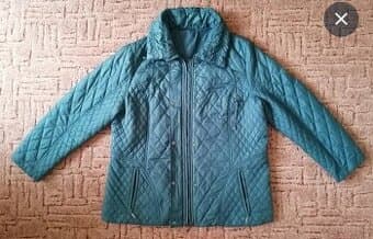 Dámská šedo-zelená bunda