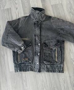 Pánská zimní riflová bunda