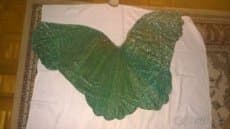 Starožitná perelína s kabelkou - flitry