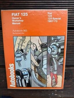 FIAT 125 / 125 SPECIAL originální montážní manual servisní