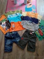 2x KRAŤASY A 9x TRIKA vel.110