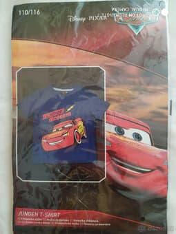BAVLNĚNÉ NOVÉ TRIKO DISNEY S KRÁTKÝM RUKÁVEM VEL.110/116