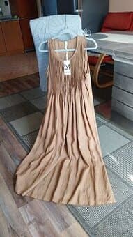 Nové dlouhé letní pllisé šaty LAMIAR vel.M