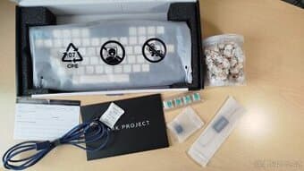 Dark Project KD83A klávesnice + MMD holy panda V3 switche