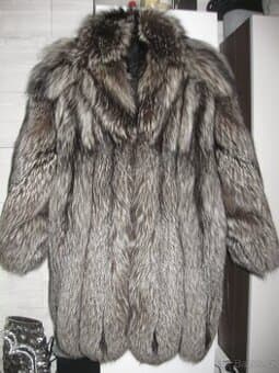 kožich stříbrná liška vel. 38/40