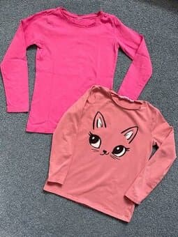 Trička s dlouhým rukávem 6-8 let