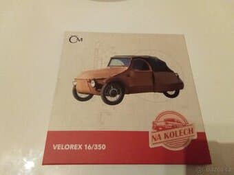 Stříbrná mince ČM ze série Na kolech Velorex 16/350