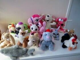 plyšové hračky krásné, Plyšáci ,zviřatka,