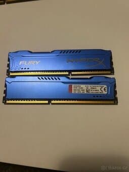 Prodám RAM – Kingston HyperX DDR3 8 GB (2×4 GB)