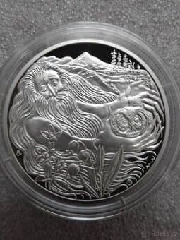 Stříbrná medaile Strážci českých hor 3 druhy