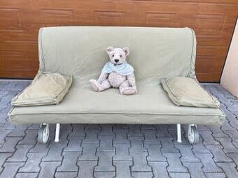 Potah na pohovku IKEA PS zelené barvy + 2 polštáře + dárek