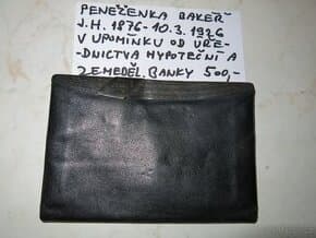 Starožitná peněženka