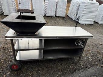 Litinový nerezový gril Royal