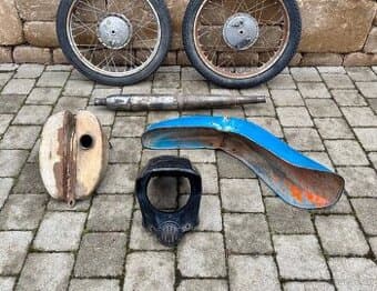 Jawa 50 pionyr, fichtl - díly