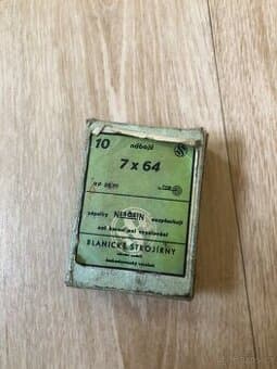 Historické naboje 7x64 včetně krabičky