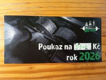 Poukaz do JBC GYM v hodnotě 5400,-