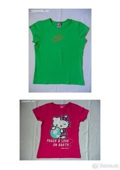 Letní balíček vel. 146 - trička kr. rukáv