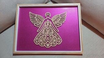 OBRAZ ANDĚLÉ S LÁSKOU 30X40 CM