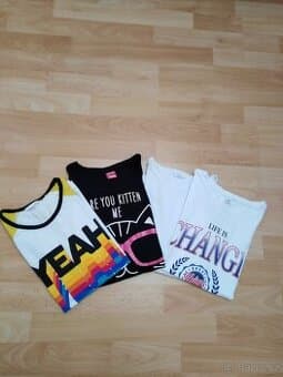 Trička s kr.rukávem vel.146