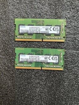 2× 4GB DDR4 SO-DIMM Samsung 3200 MHz – plně funkční