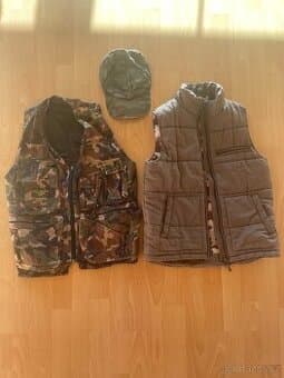 Vesta hnědá a maskáčová vel. 152