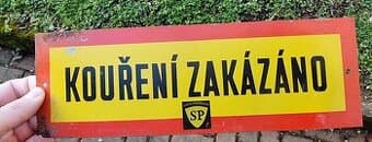 Cedule plechová STATNÍ POJIŠTOVNA