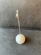 Golfový míček těžítko/stojan na foto