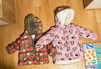 Dětské zimni bundy, velikost 80