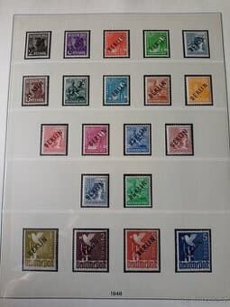 Kolekce známek Berlín 1948-49
