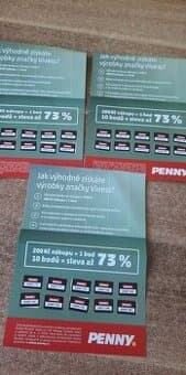 4 plné kartičky bodů Penny