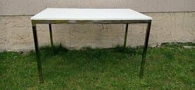 Designový stůl + 6 židlí