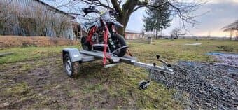 Pripojny vozik na motorku Temared