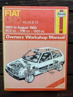 FIAT UNO originální montážní manual servisní příručka