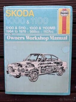 ŠKODA 1000 MB 100 110 110R 105 120 montážní manualy