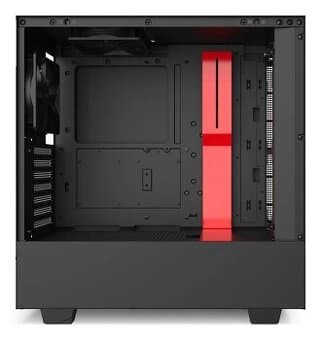 PC skříň NZXT H510 Matte Black Red