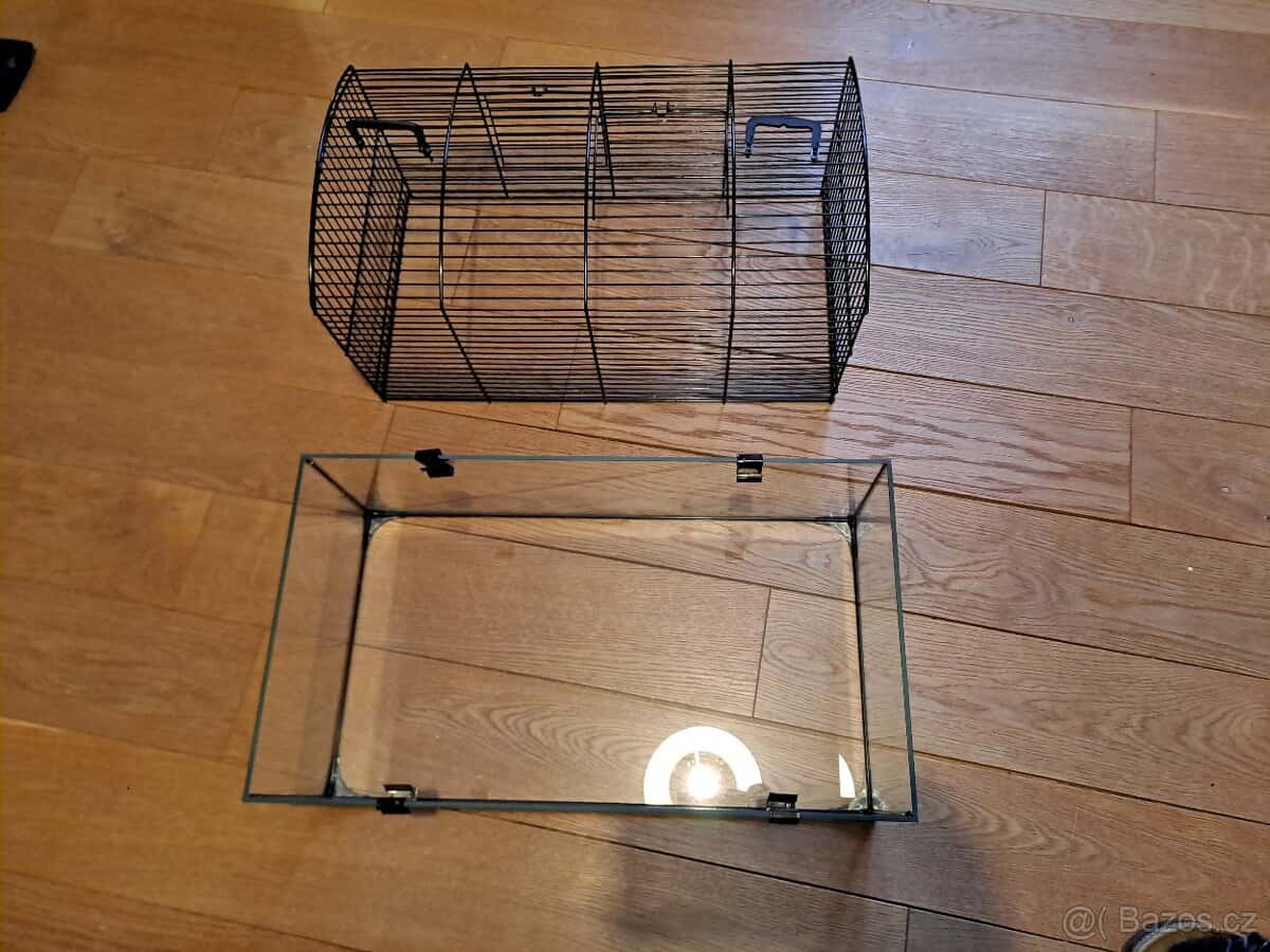 Klec na hlodavce se skleněným dnem 3