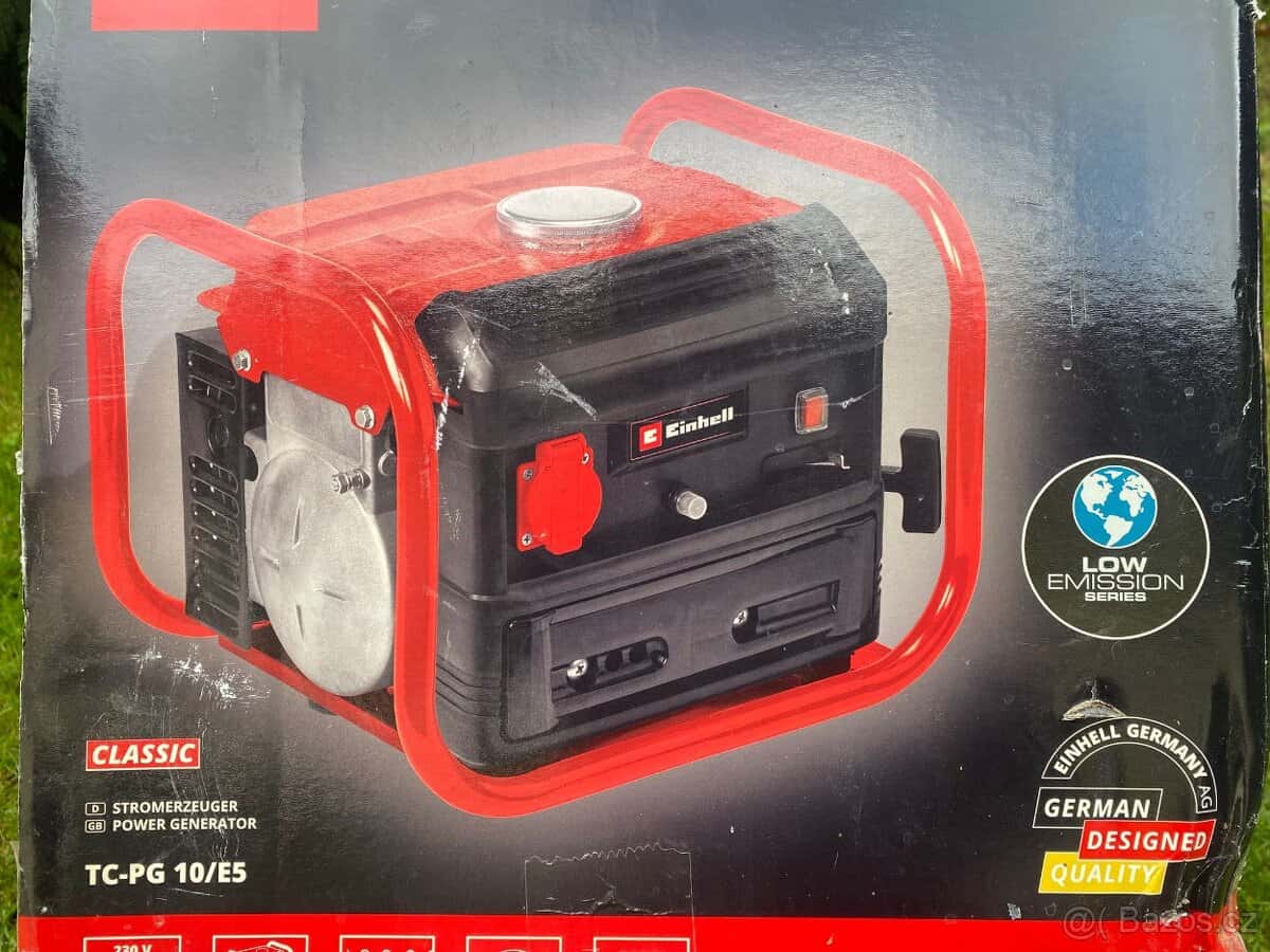 elektrocentrála/ benzínový generátor Einhell TC-PG 10/E5 5