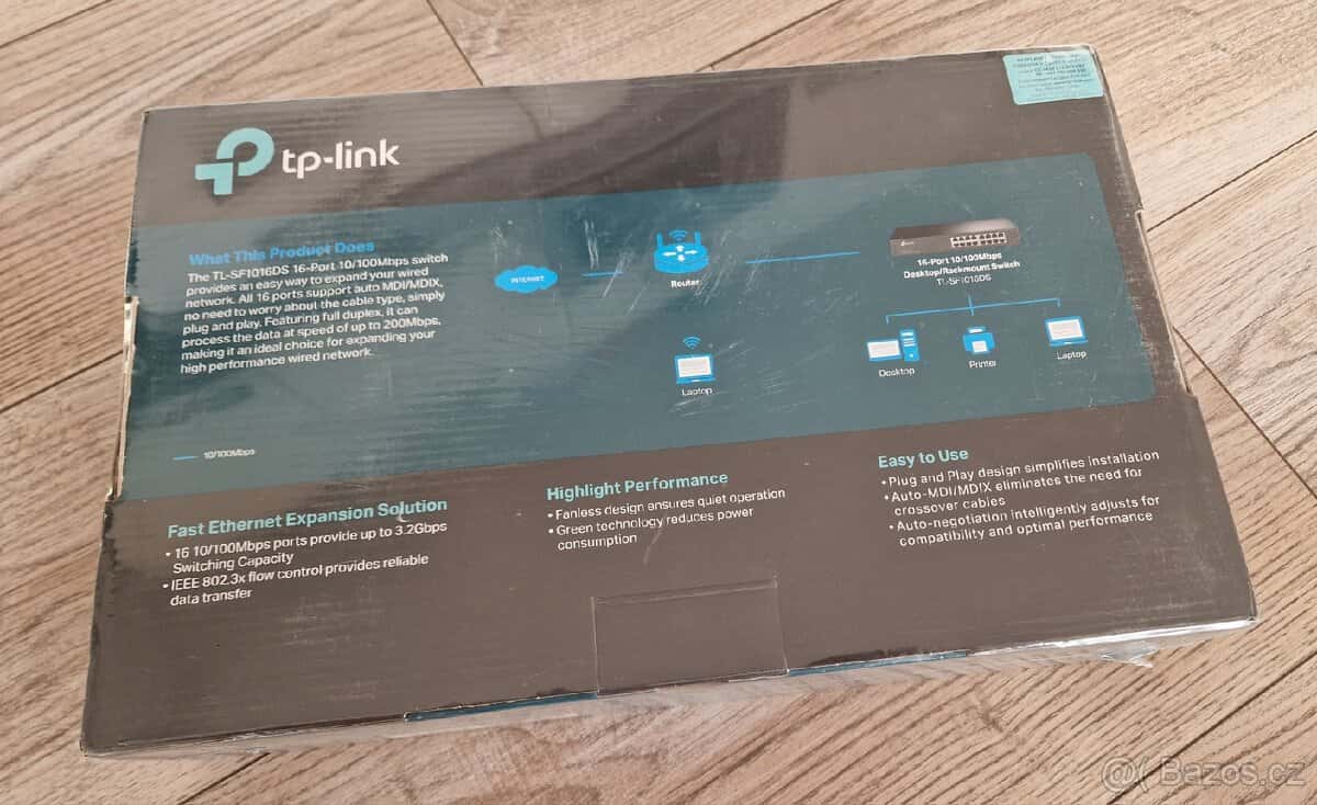 Switch TP-Link TL-SF1016DS - NOVÝ 2