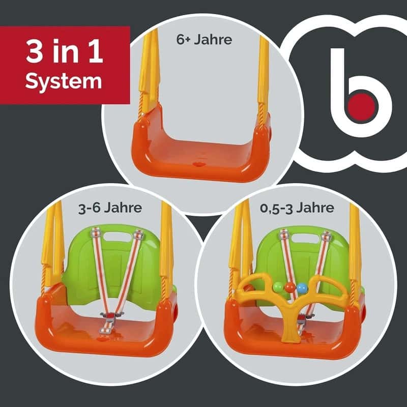 Dětská houpačka - modro-červená 4