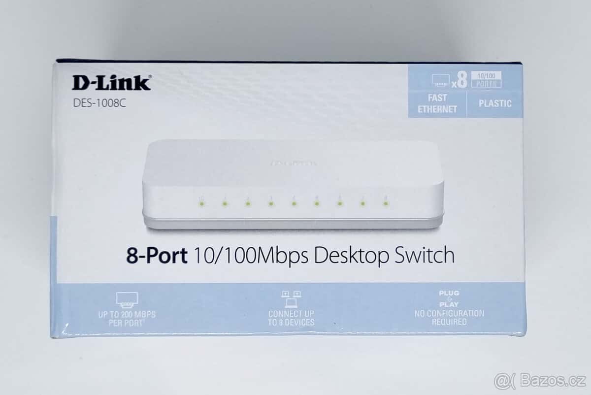 D-link DES-1008C Desktop Switch 1